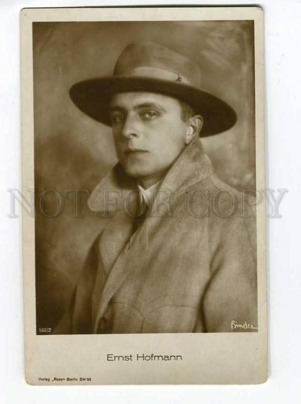 251108 Ernst HOFMANN German DRAMA MOVIE Star Old BINDER PHOTO