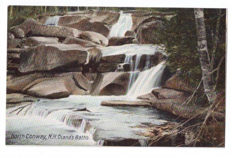 North Conway NH Diana's Baths Leighton c 1910