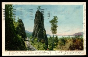 Hercules Pillars, Columbia River. Undivided Back. Detroit Photographic Co. 1914