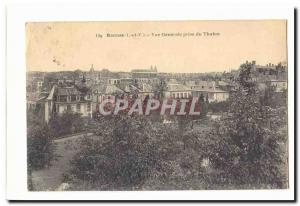 Rennes Old Postcard General View from Tabor