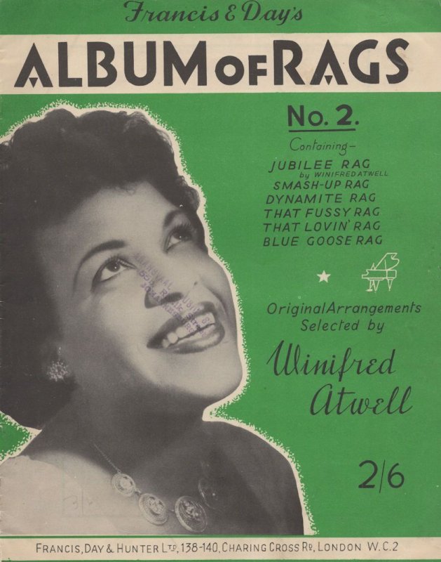 Winifred Atwell Album Of Rags Sheet Music Book