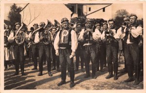 Lot273 Moravian folk tailors musicians nivnice ship real photo czech republic