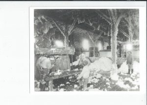 Interior of an Old Cotton Gin in the Delta, Mississippi Gallery Quility Postcard