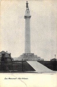 Civil War, c.'06 Confederate Gen Robt E Lee Monument, New Orleans, Old Postcard