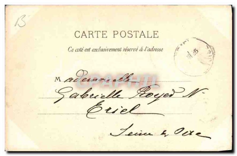 Old Postcard Chateau de Chantilly