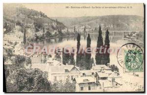 Surroundings Old Postcard Elbeuf the Seine and Orival Coteaux