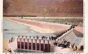 Government Irrigation Canal Clark Nevada SP Railroad Line 1910c postcard