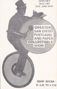 Greater San Diego Postcard and Paper Collectable Show 1987