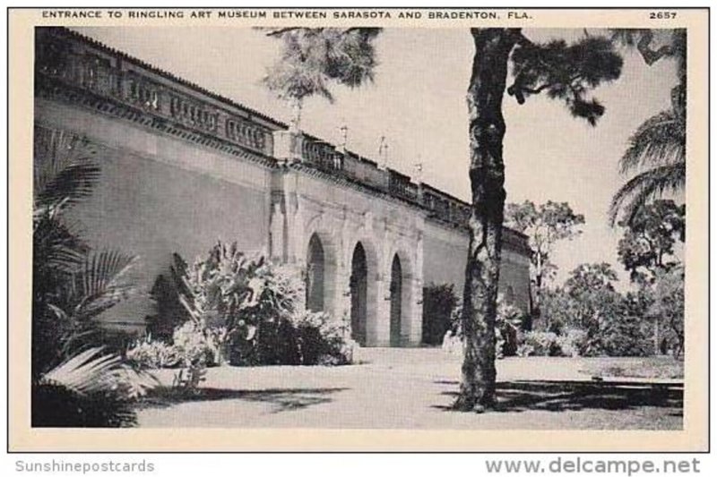 Florida Sarasota Ringling Art Museum Entrance