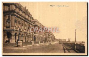 Old Postcard Algeria Algiers - Boulevard Carnot