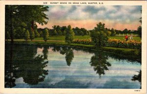 Postcard WATER SCENE Sumter South Carolina SC AM1459