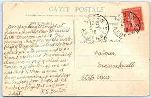 c1910s Sedan-Floing, France Broken Oak Grave War 8000 French German Soldier A350