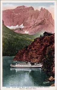 Glacier National Park MT Little Chief Mountain Unused Advertising Postcard H60