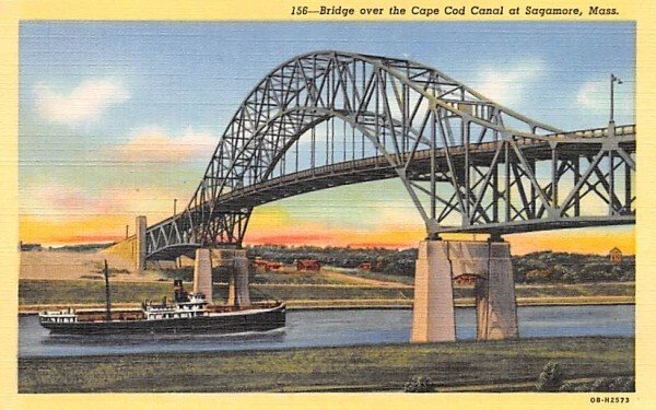 Bridge over the Cape Cod Canal in Sagamore, Massachusetts