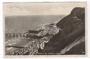 Sellin Pier Strand Hocuhufer Rugen Island Germany 1930 RPPC real photo postcard