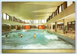 LUNEBURG, GERMANY ~ Wave Pool WELLENBAD Swimmers 4x6 Postcard