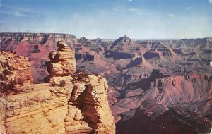 Postal mark on back Grand Canyone National Park, AZ., USA Fire Department 1961 