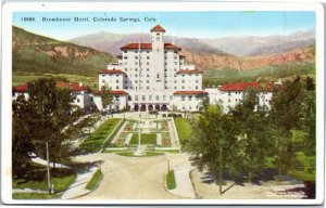 Broadmoor Hotel Colorado Springs Colorado H.H. Tammen postcard