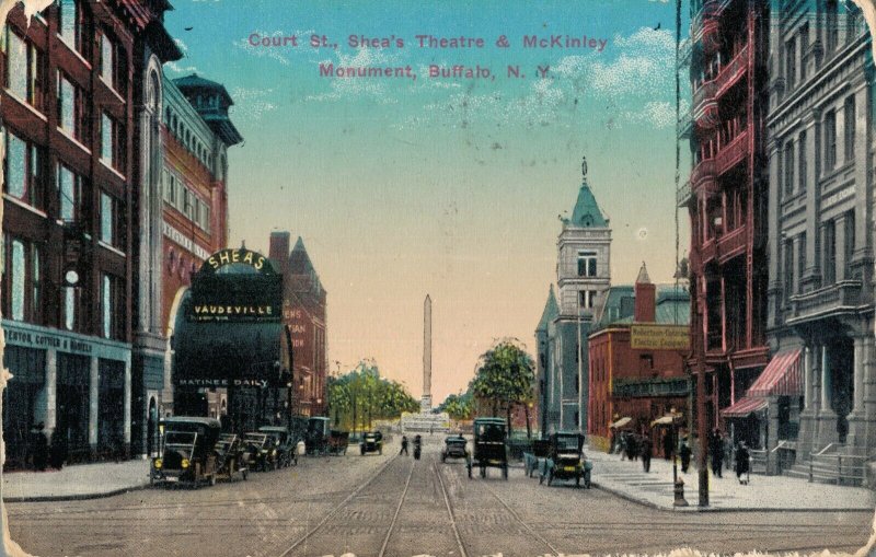 USA Court St. Shea's Theatre & Mckinley Monument Buffalo New York 05.04