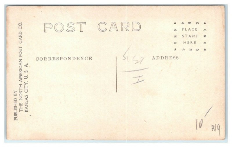 RPPC Exaggerated Missouri Farm Corn Cabbage Pumpkins Real Photo Comic Postcard