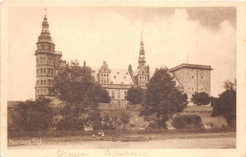 Lot127 Kronborg castle real photo denmark Helsingor
