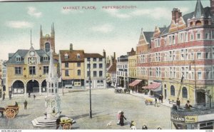 Peterborough , England , 1900-10s ; Market Place