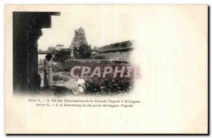 Old Postcard India India A shrines of the great pagoda SEringam