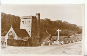 Devon Postcard - St Winifred's Church - Branscombe - Real Photo - Ref 16519A