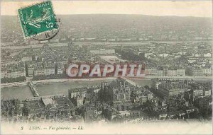 Old Postcard Lyon general view