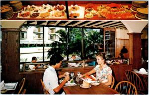 WAIKIKI, HI Hawaii  The SEAFOOD EMPORIUM Restaurant  1980 Postcard   Postcard