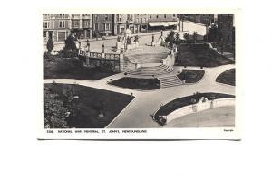 Real Photo, Newfoundland War Memorial, St John's Newfoundland,