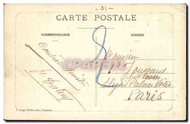 Old Postcard Toulouse Capitol