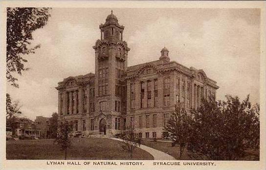 New York Syracuse University Lyman Hall Of Natural History  Artvue