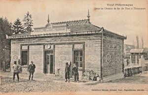 FRANCE~La Gare du Chemin de Fer de Toul à Thiaucourt~PHOTO  POSTCARD