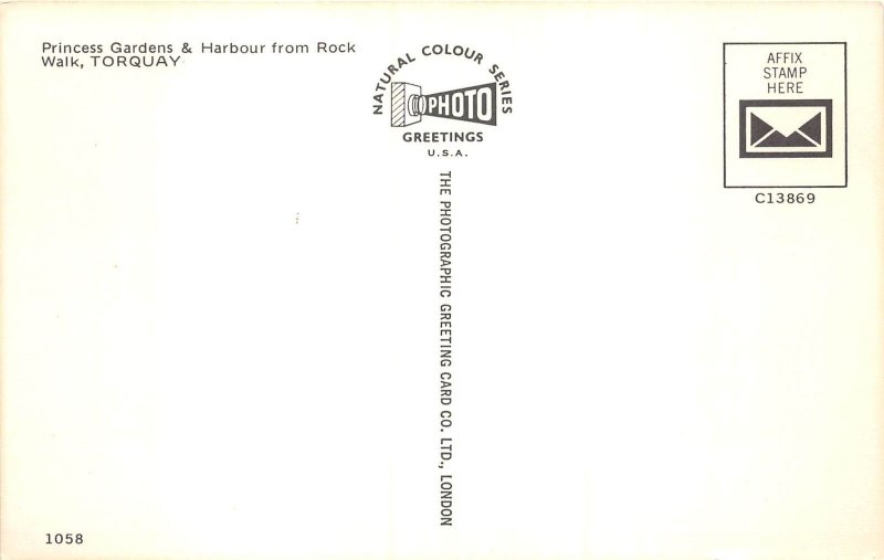 US77 UK England Devon Torquay princess gardens harbour