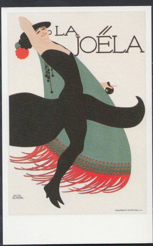 Dalkeith Postcard - Classic Poster Series - La Joela, Artist Julius Klinger, ...