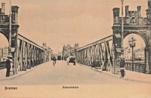 Bremen Germany~Kaiserbrücke~Placidus Photo Postcard