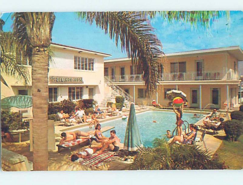 Pre-1980 APARTMENT MOTEL Treasure Island - Near St. Petersburg & Tampa FL c3105