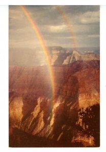 AZ - Grand Canyon Nat'l Park. Rainbow from Point Sublime on the North Rim