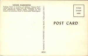 Postcard Business District in Ilwaco, Washington