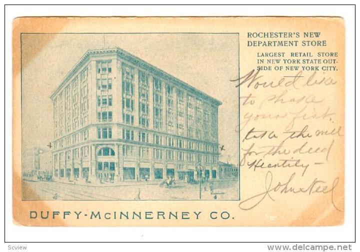 DuffyMcINNERNEY Co. , Rochester's New Department Store , ROCHESTER