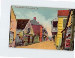 Postcard Charlotte Street, St. Augustine, Florida