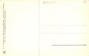 Religious Old Man Harvesting Postcard