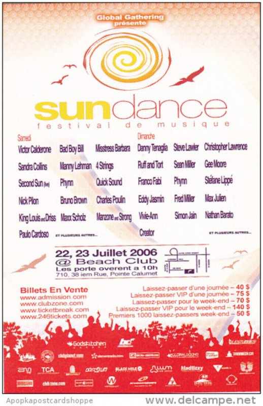 Sun Dance Music Festival Point Calumet 2006