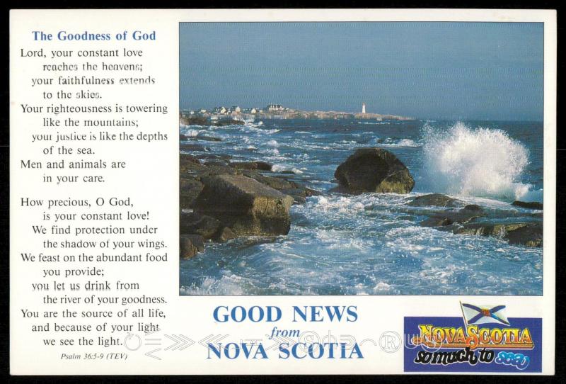 Good News from Nova Scotia