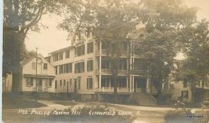 C-1910 Phelps Tavern Litchfield Connecticut RPPC Real photo postcard 11188 