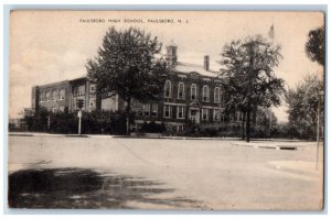 Paulsboro High School Building Exterior Street Scene New Jersey NJ Postcard