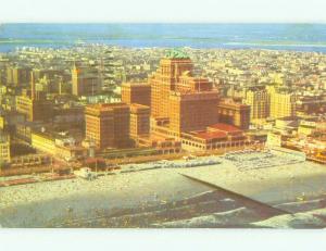 Pre-1980 AERIAL VIEW OF TOWN HOTEL Atlantic City New Jersey NJ HQ0447