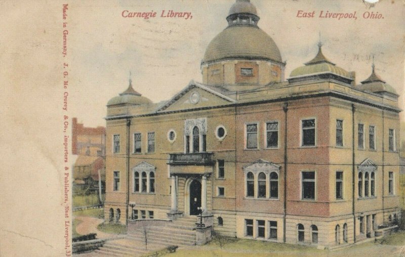 EAST LIVERPOOL , Ohio , PU-1906 ; Carnegie Library