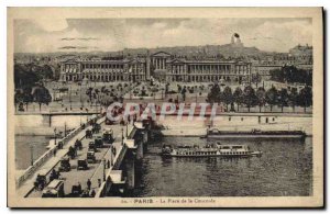 Postcard Old Paris Place de la Concorde